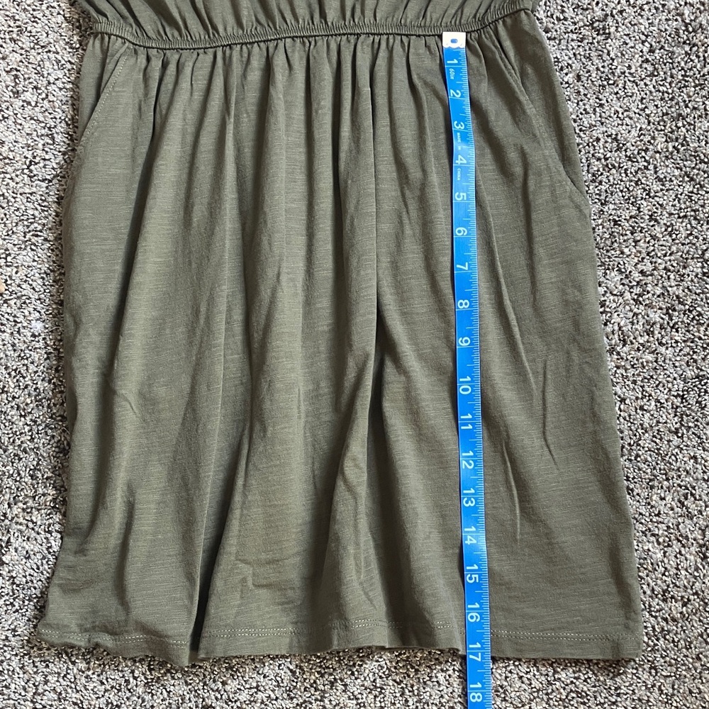 H&M Olive Green Women's Tee Shirt Dress - Picture 8 of 9